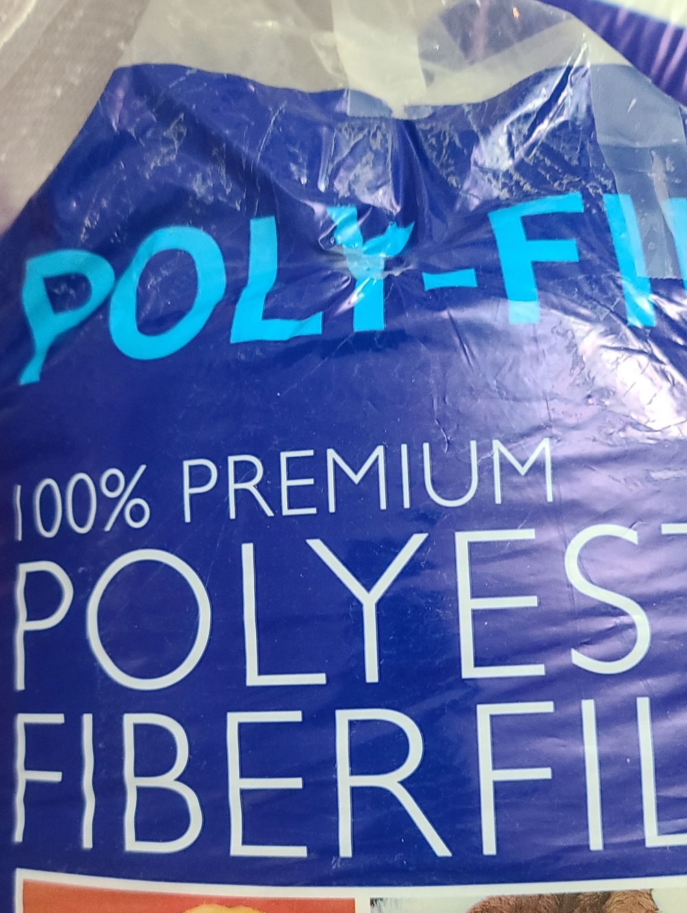 Polyester Fiberfill - White And Recycle Grey Fiberfill Mix